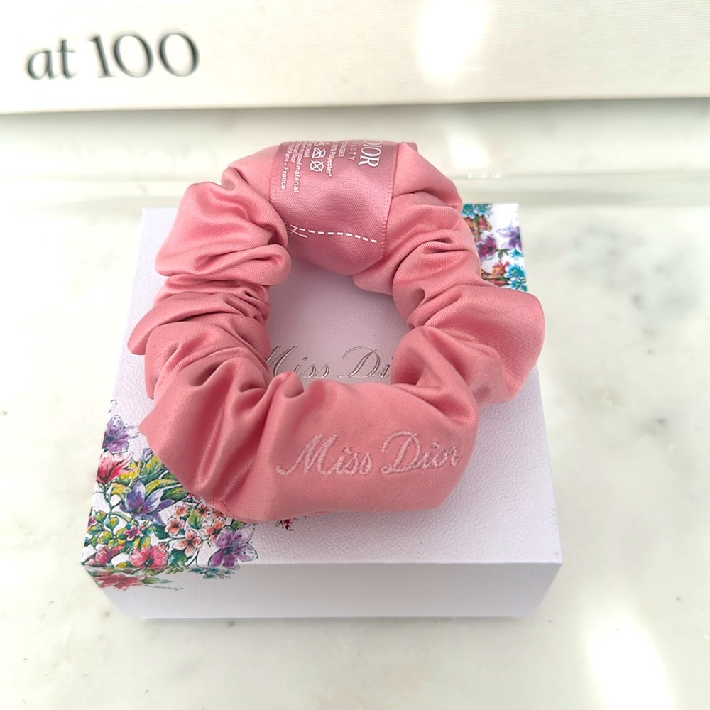 Miss Dior Pink Scrunchie- NEW WITH BOX